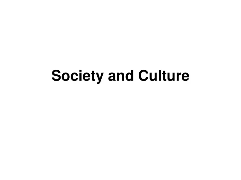 Characteristics of Society PPT in nigeria Nigeriantech.com.ng