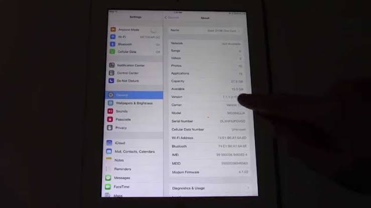 How to update iPad software in nigeria Nigeriantech.com.ng